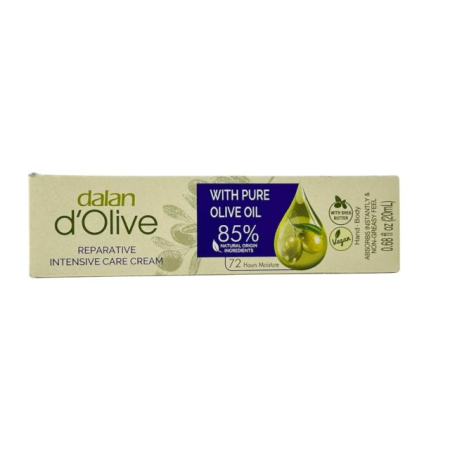 Crema maini - Cremă intensivă pentru mâini/corp cu ulei de măsline Dalan 20 ml