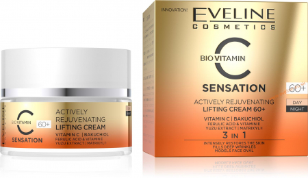 Crema lifting activa 60+ Zi/Noapte C SENSATION Eveline