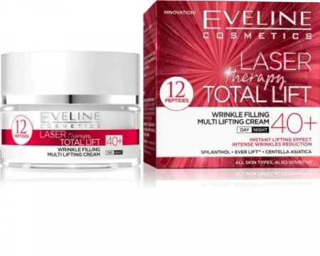 Crema Lifting de umplere a ridurilor 40+ Laser Therapy Total Lift Eveline