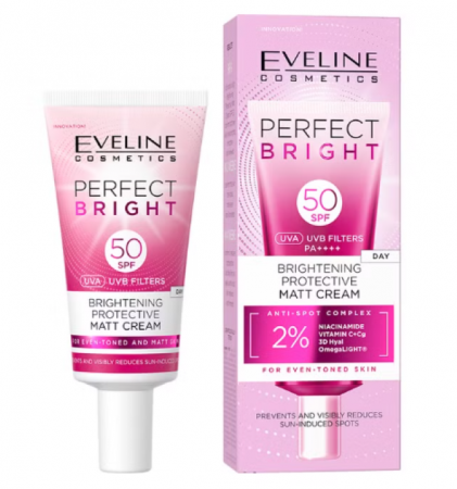 Creme de zi / noapte - Crema mata protectoare cu SPF 50 Perfect Bright, 30ml