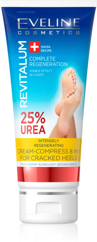 Produse pentru picioare - Crema pentru calcaie crapate Revitalum ,8-1,25% Uree Eveline