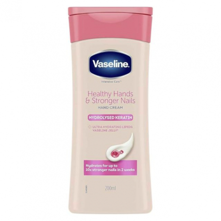 INGRIJIRE CORP - Cremă pentru mâini/unghii cu keratină Vaseline 200 ml