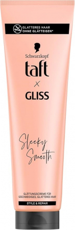 Ceara de par - Crema pentru netezirea parului Taft x Gliss Sleeky Smooth 150 ml