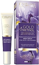 Creme/seruri ochi - Cremă ser antirid pentru zona ochilor Gold & Retinol
