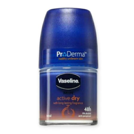Deodorante dama/barbati - Deo roll-on antiperspirant Pro Derma Active Dry Vaseline 50 ml