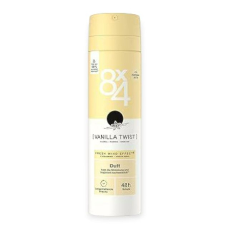 Deodorante dama/barbati - Deo spray 8 X 4 Vanilla Twist 150 ml