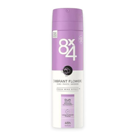 INGRIJIRE CORP - Deo spray 8 X 4 Vibrant Flower 150 ml