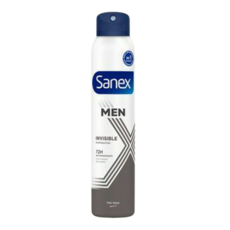 Deodorante dama/barbati - Deo Spray Anti-pete Invisible 24h Sanex Men 200 ml