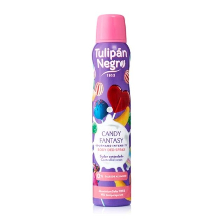 Deodorante dama/barbati - Deo spray Candy Fantasy Tulipan Negro 200 ml
