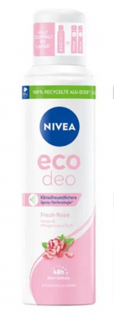 Deodorante dama/barbati - Deo spray Eco Fresh Rose Nivea 125 ml