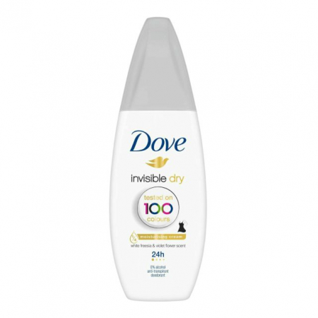 Deodorante dama/barbati - Deo Spray fără gaz Invisible dry 24H Dove 75 ml