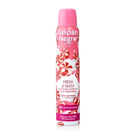 Deodorante dama/barbati - Deo spray Fresa & Nata Tulipan Negro 200 ml
