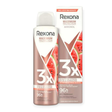 Deodorante dama/barbati - Deo spray Rexona Maximum Protection Watermelon & Cactus Water Scent 150 ml