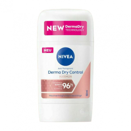 Deodorante dama/barbati - Deo stick Derma Dry Control Maximum Nivea 50 ml