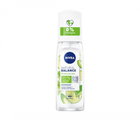 Parfum/Apa de toaleta dama/barbati - Spray deo cu atomizor NIVEA Natural Balance Aloe Vera 75 ml