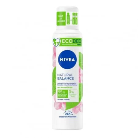 Deodorante dama/barbati - Deodorant spray Green Tea Nivea Natural Balance 125 ml