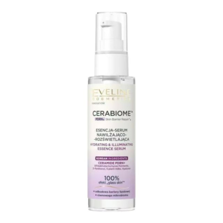 Seruri - Esență-serum intens hidratantă și iluminatoare Cerabiome PDRN Hydrating & Illuminating Essence Serum Eveline 100 ml