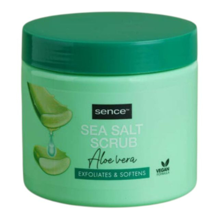 Scrub de corp - Exfoliant de corp cu sare de mare și aloe vera Sence Sea Salt Scrub Aloe Vera 500 g