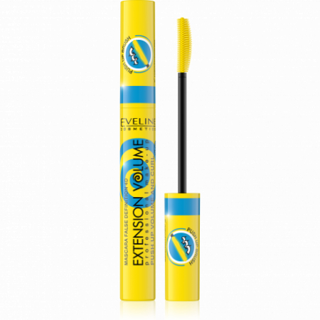 Mascara (rimel) - False Definition 4D Extension Volume Push Up Volume And Curl Mascara Eveline