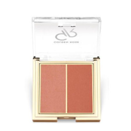 Machiaj Ten - Fard de obraz 02 PEACHY CORAL Iconic Blush Duo Golden Rose 2 x 3 g