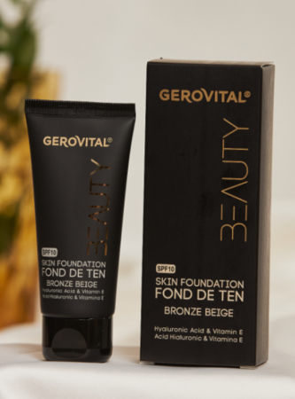Fond de Ten cu Acid Hialuronic și Vitamina E Gerovital Beauty [0]