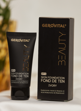 Fond de Ten cu Acid Hialuronic și Vitamina E Gerovital Beauty [0]