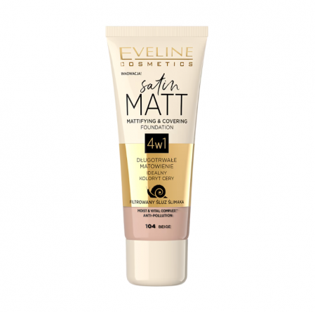 Machiaj Ten - Fond de ten matifiant Satin Matt 4 in 1