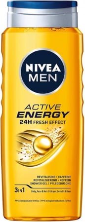Gel de dus - Gel de dus 3 in 1 500 ml Nivea Men Active Energy