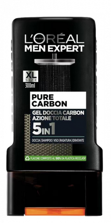 Sampon par - Gel de duș Men Expert Pure Carbon L’Oreal