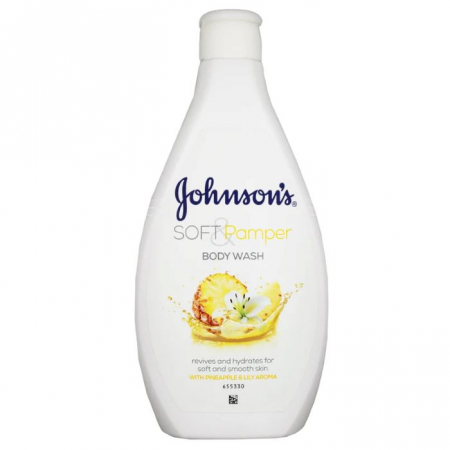Gel de dus - Gel de dus Soft Pamper Pineapple Lily Johnson's 400ml