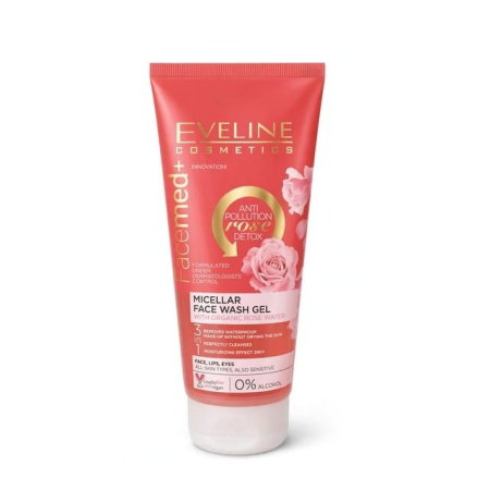 Gel de curatare - Gel micelar de curățare cu apă de trandafiri organică Eveline 150 ml
