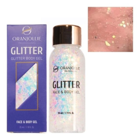 Alte accesorii par - Glitter in gel pentru față/corp/păr Oranjollie 35 ml