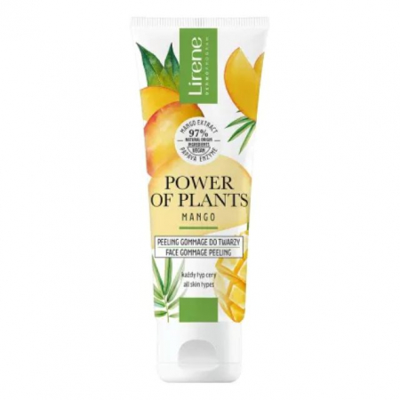 INGRIJIRE TEN - Gomaj-peeling facial cu Mango, Power of Plants Lirene 75 ml