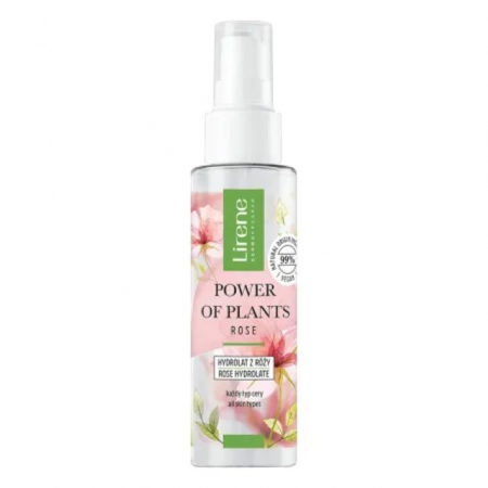 Apa tonica - Hidrolat facial Anti-Aging cu Trandafir, Power of Plants Lirene 100 ml