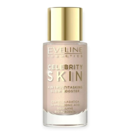 Baza machiaj/primer - Iluminator pentru față/corp 01N Celebrity Skin 4-1 Multitasking Glow Booster Eveline 30 ml