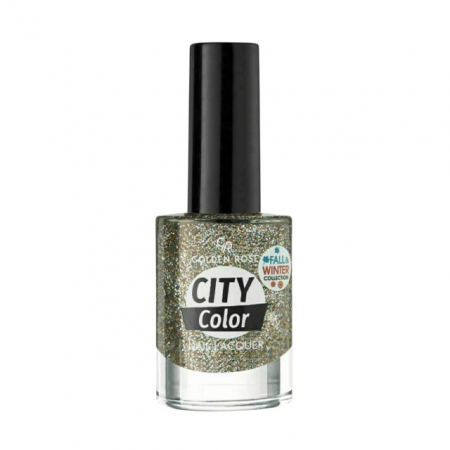 UNGHII - Lac cu sclipici City Color 301 Golden Rose 10.2 ml
