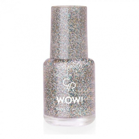 Lac de unghii oja - Lac de unghii (oja) 301 Wow Glitter Golden Rose 6ml