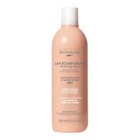 Lotiune de corp - Lapte de corp iluminator cu efect de albire cu EXTRACT DE GRÂU Byphasse 500 ml