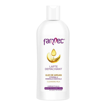 Lapte demachiant - Lapte Demachiant cu Ulei de Argan Farmec 150 ml