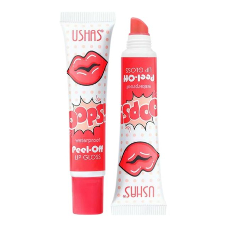 Lip gloss/luciu buze - Lipgloss Peel-off 01 Waterproof Ushas 14.5 g