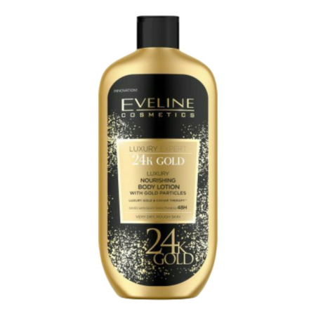 Lotiune de corp - Loțiune corp cu particule aurii Luxury Nourishing Eveline 350 ml