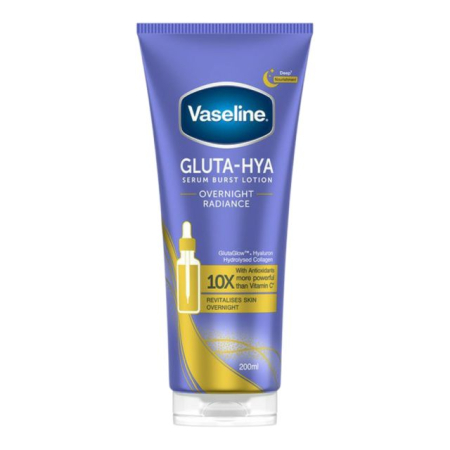 Lotiune de corp - Loțiune corp Vaseline Gluta-Hya Serum Burst Lotion Overnight Radiance 200 ml