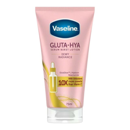 INGRIJIRE CORP - Loțiune de corp hibridă Vaseline Gluta-Hya Serum Burst Lotion Dewy Radiance 75 ml