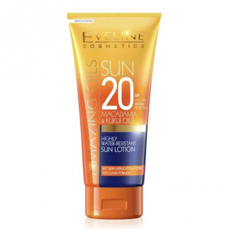 Protectie solara - Lotiune de protectie solara SPF 20 Amazing Oils Eveline