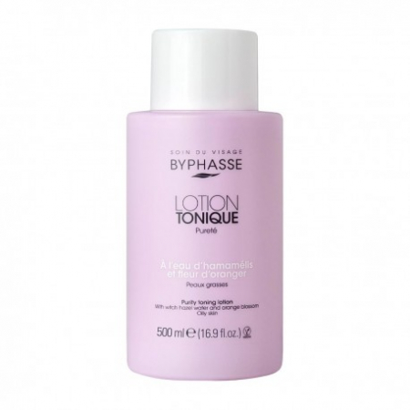 Apa tonica - Lotiune tonica purificatoare cu portocal Byphasse 500 ml