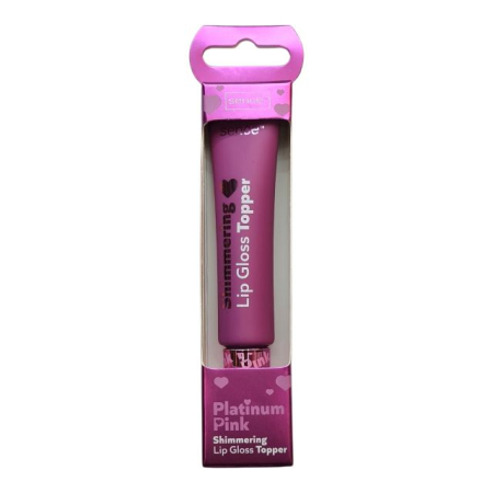 Lip gloss/luciu buze - Luciu de buze cu sclipici (Topper) Platinum Pink Sence 15 ml