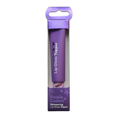 Lip gloss/luciu buze - Luciu de buze cu sclipici (Topper) Purple Cosmic Sence 15 ml