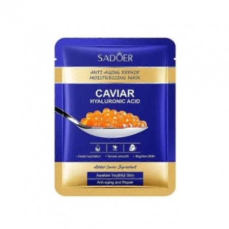 Masti - Mască de față cu Caviar și Acid Hialuronic Sadoer 25 g