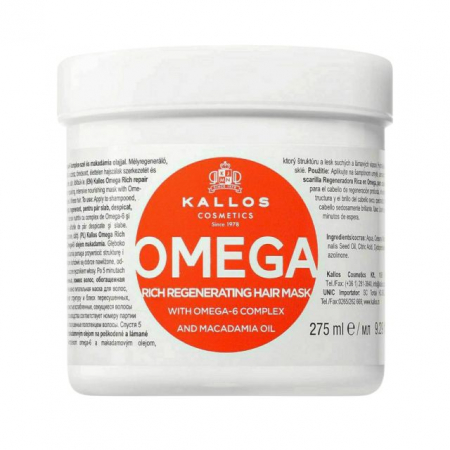 Masca de par - Mască de păr Omega Kallos 275 ml