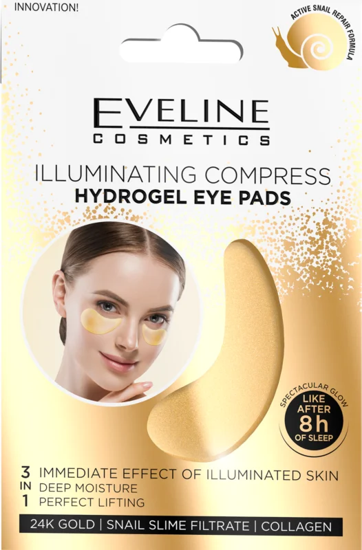 Creme/seruri ochi - Masca hidrogel pentru ochi cu efect iluminator